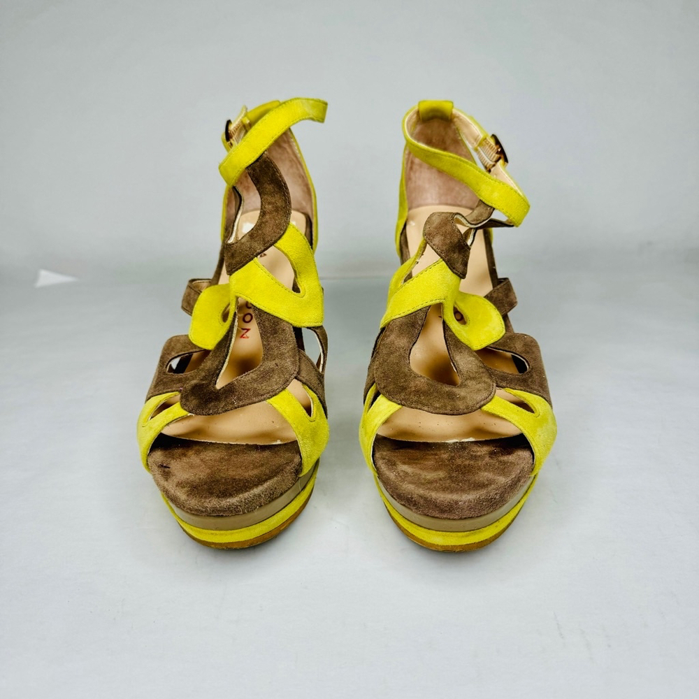 Sacha London Two Tone Suede Platform Shoes Size 7